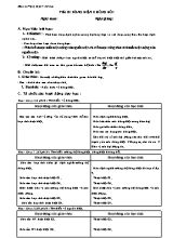 Giáo án Vật lý Lớp 11 cơ bản - Tiết 10 Dòng điện không đổi